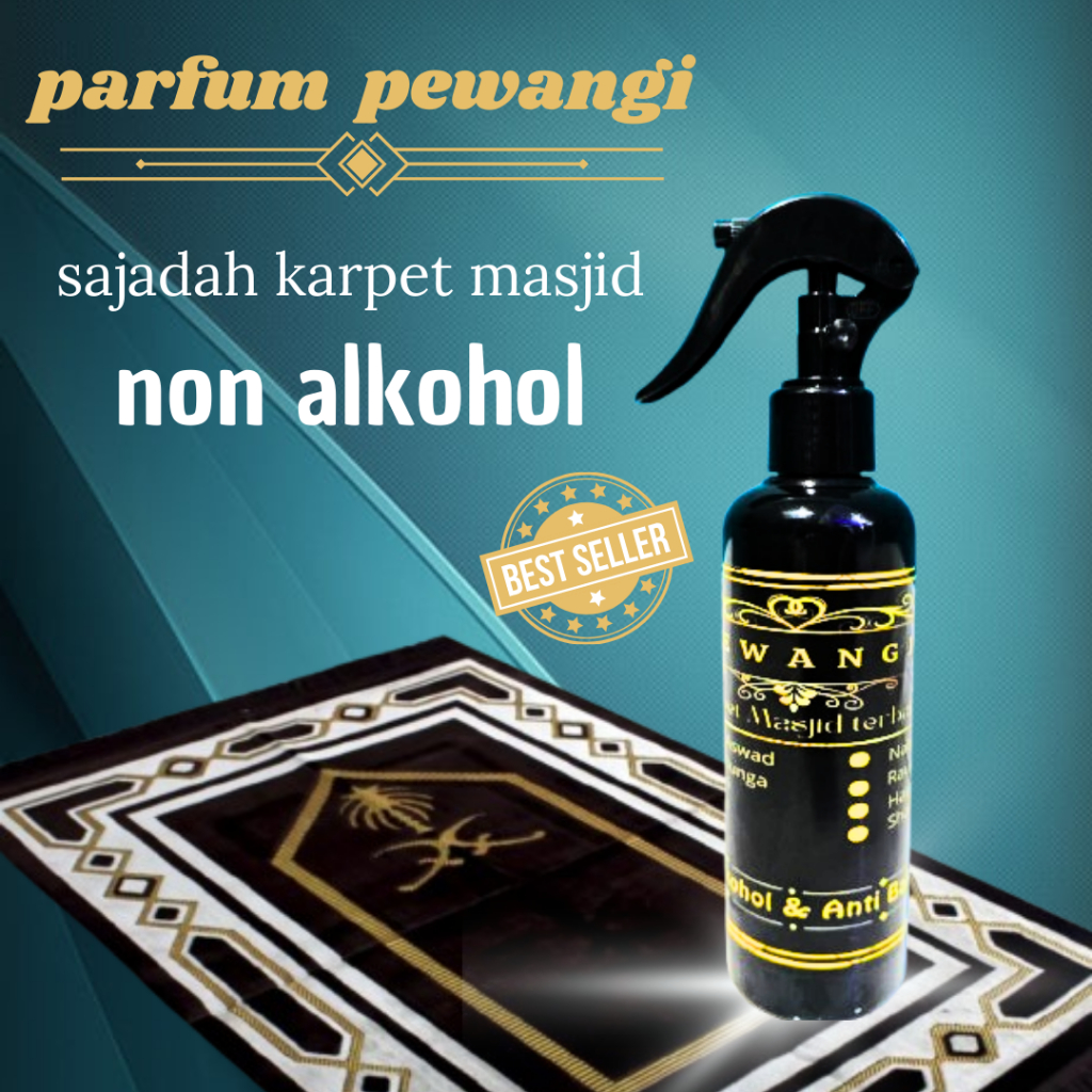PARFUM PEWANGI KARPET MASJID DAN SAJADAH TERBAIK NON ALKOHOL 250 ML