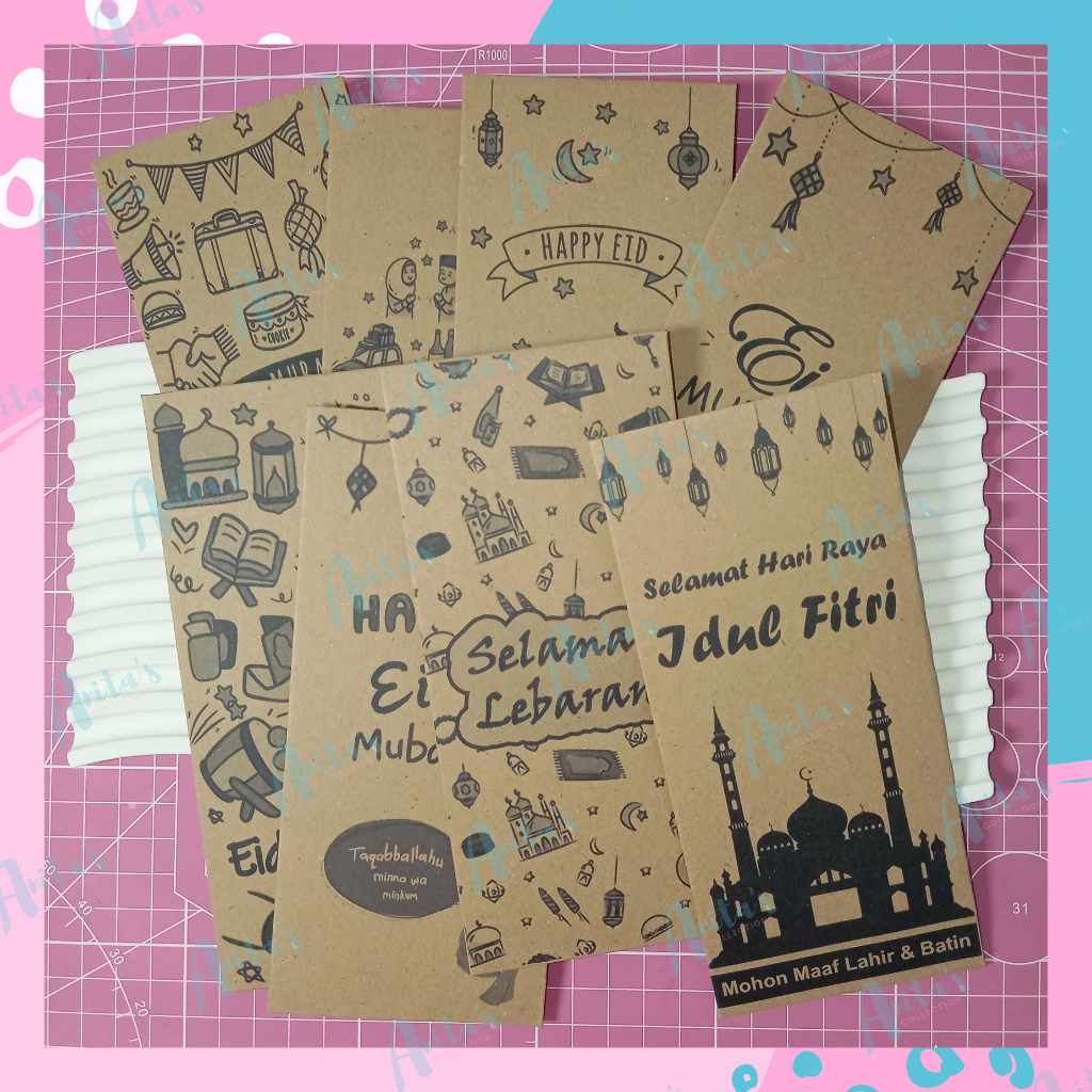 

[SATUAN] AMPLOP THR | ANGPAU LEBARAN | AMPLOP IDUL FITRI | PREMIUM TEBAL | UANG TIDAK DILIPAT | TEMA RUSTIC / VINTAGE