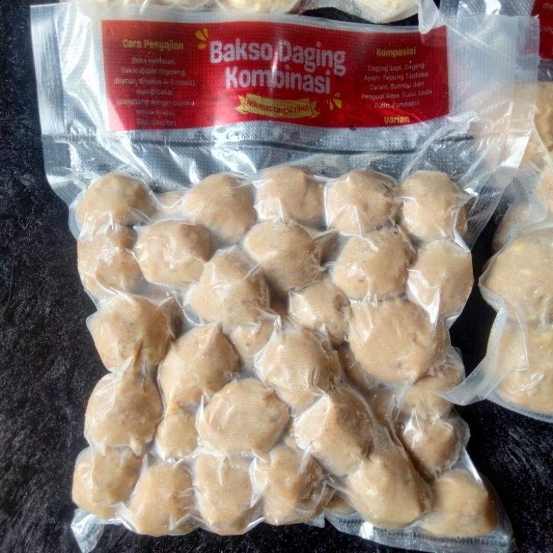 

Bakso Beku CerDiQ Kombinasi Sapi & Ayam 500gr isi 50 biji