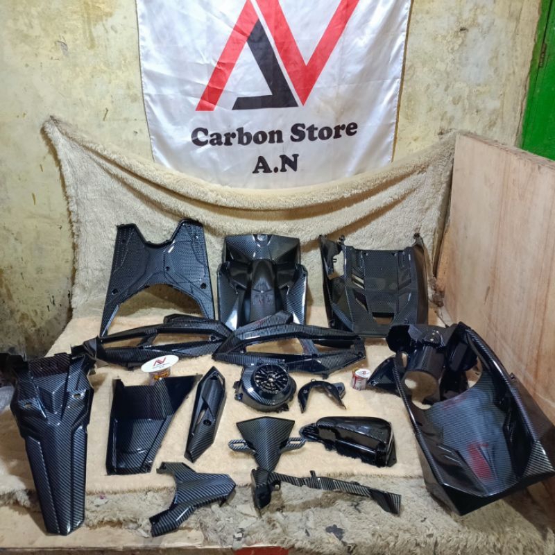 Full Body Kasar Beat Street Full Karbon Celup - Carbon WTP