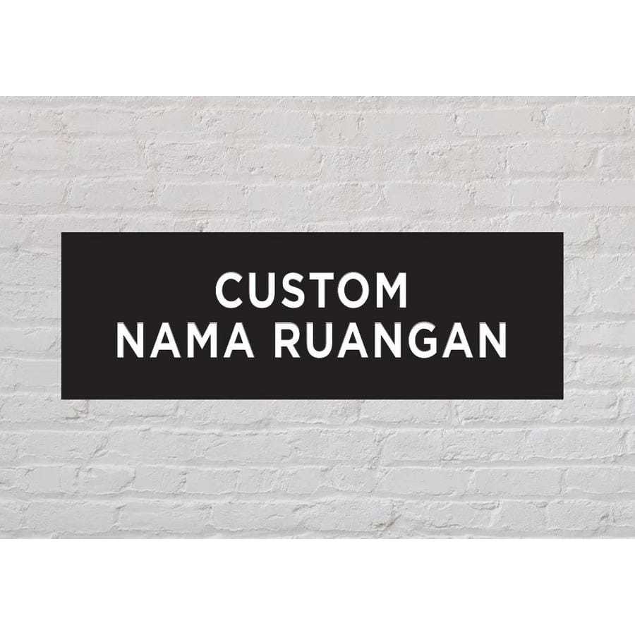 

Custom Akrilik Nama Ruangan | Sign Board Acrylic | Papan Nama Akrilik