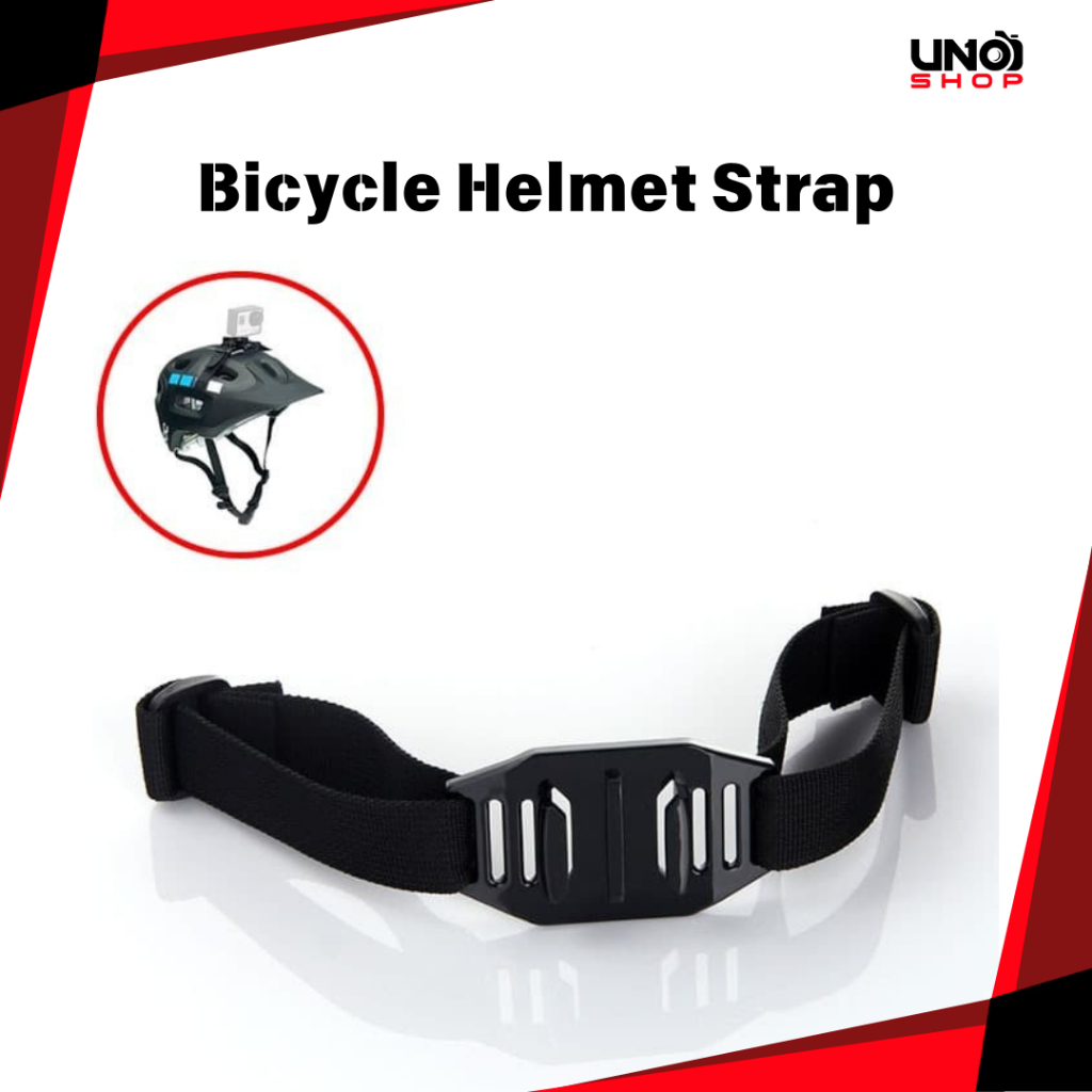 Bicycle Helmet Strap For Action Cam - Mount Gopro Helm Sepeda