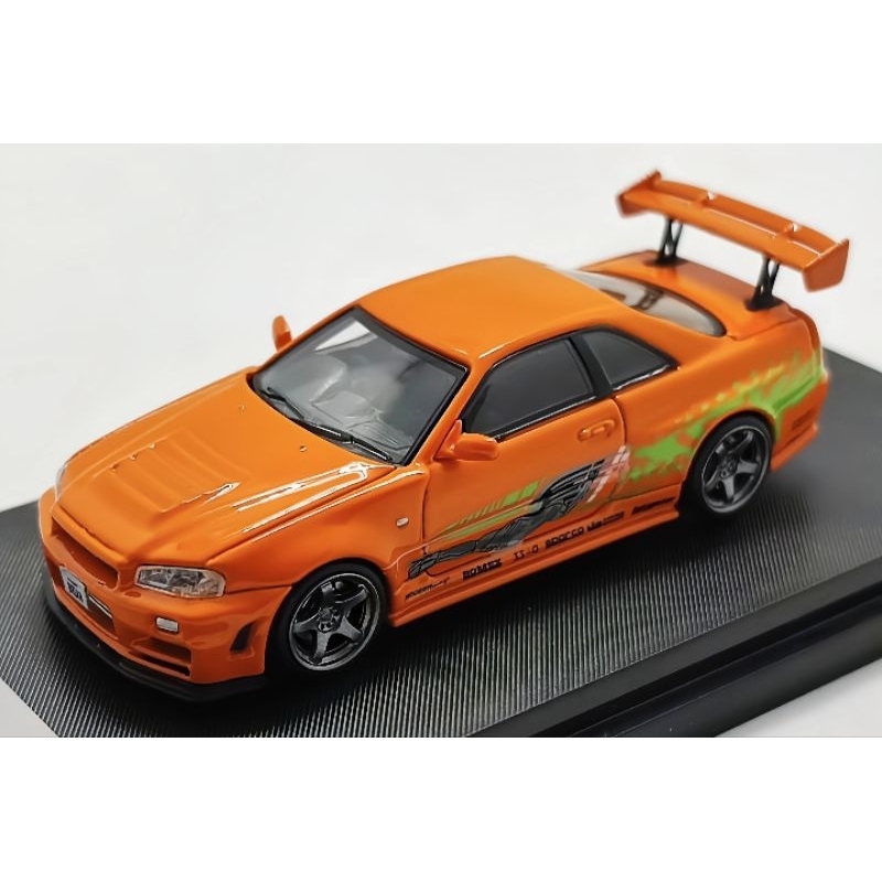 Diecast Fast Speed R34 FNF Orange