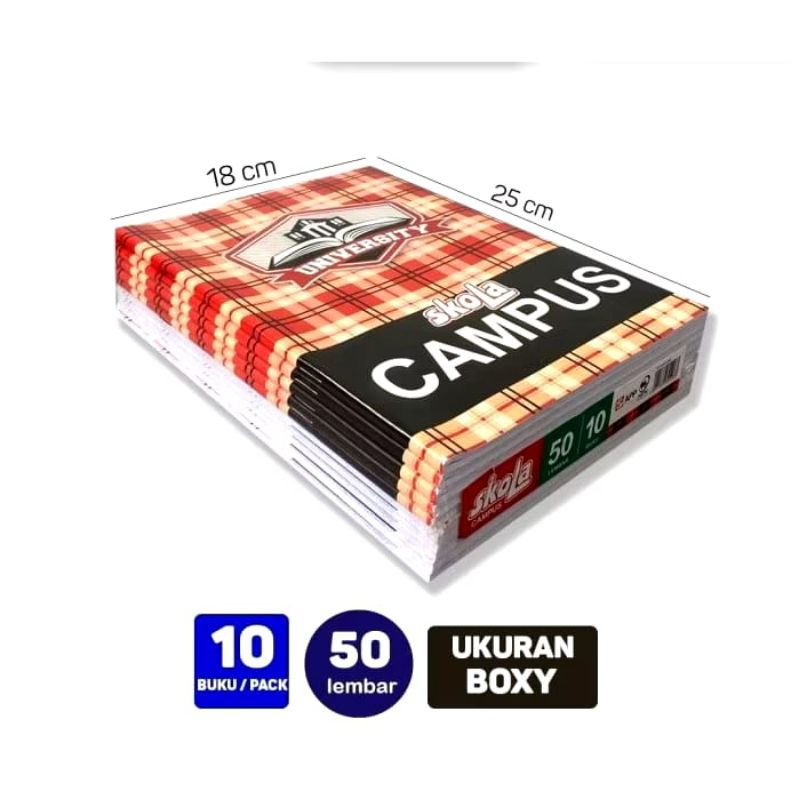 

Buku tulis campus isi 50 - SKOLA BY SIDU 50