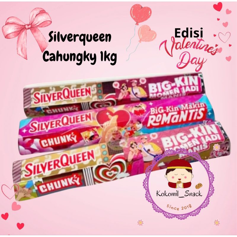 

Silverqueen kemasan 1kg edisi valentine