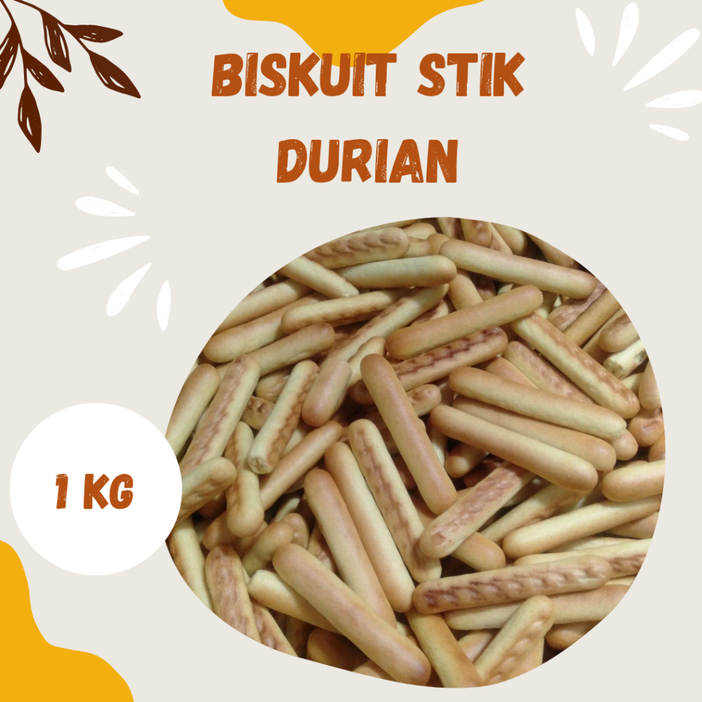 

Biskuit stick durian enak manis 1 kg