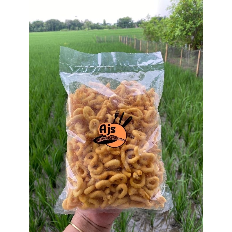 

Lanting Bawang singkong bumbu 250gram/cemilan klanting original