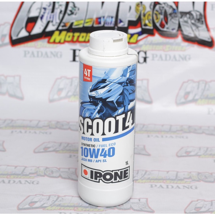 OLI IPONE SCOOT4 10W40 OLI MESIN MOTOR SCOOTER MATIC 4T 1L SCOOT 4 IPONE