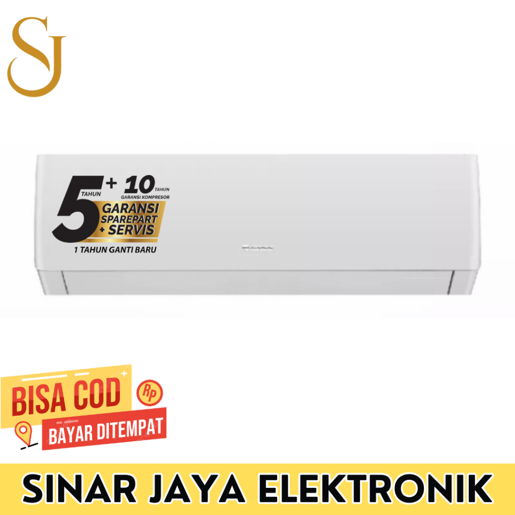 AC GREE 3/4 PK - GWC-07MOO5S - R32 - HEMAT LISTRIK - TURBO COOL + PASANG
