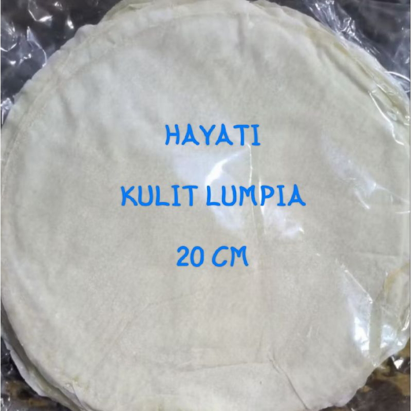 

KULIT LUMPIA BESAR 20 CM ISI 50 PCS LEBIH PO 1 HARI