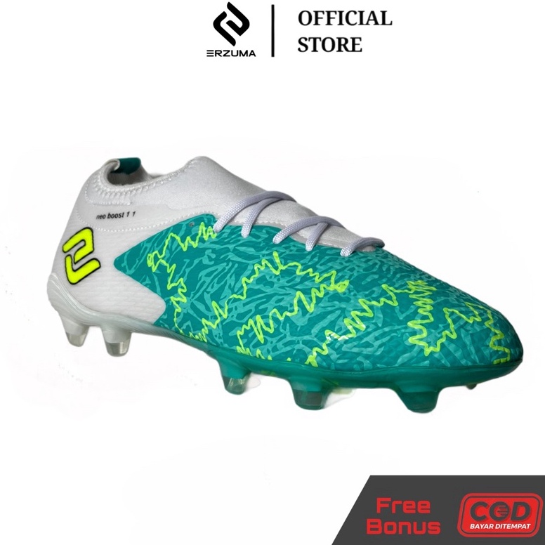 22RECOMENDED ERZUMA  Sepatu Bola Neo Boost 11 IN Putih Tosca Original