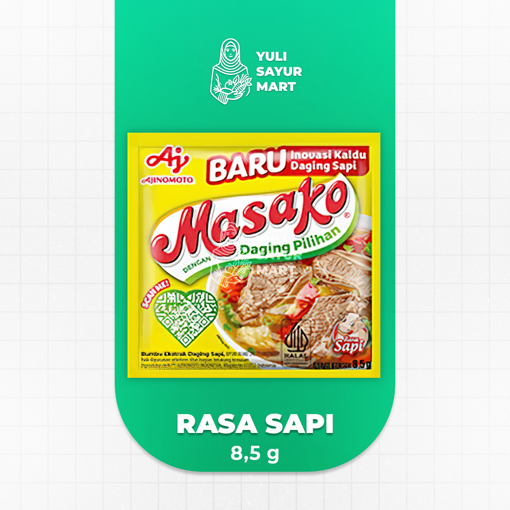 

Masako Rasa Sapi 8,5g - Yuli Sayur Mart