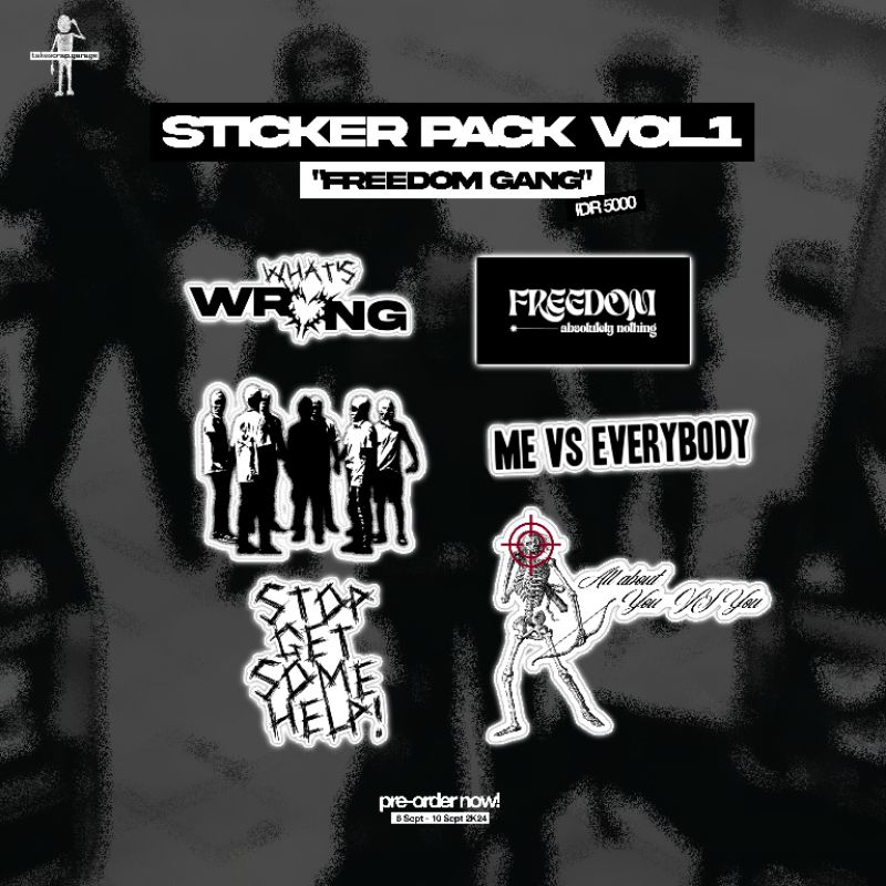 

Sticker Pack Vol.01 'Freedom Gang' Vinyl Premium
