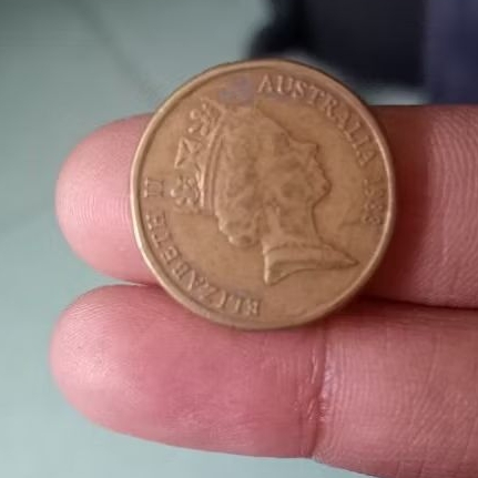 uang Koin kuno Australia tahun 1988 Dua dollar Horst Hahne design australia kuno langka koleksi