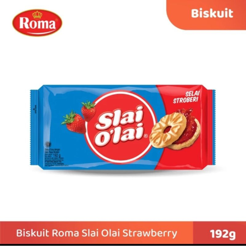 

Slai Olai Biskuit Krim Strawberry 192gr