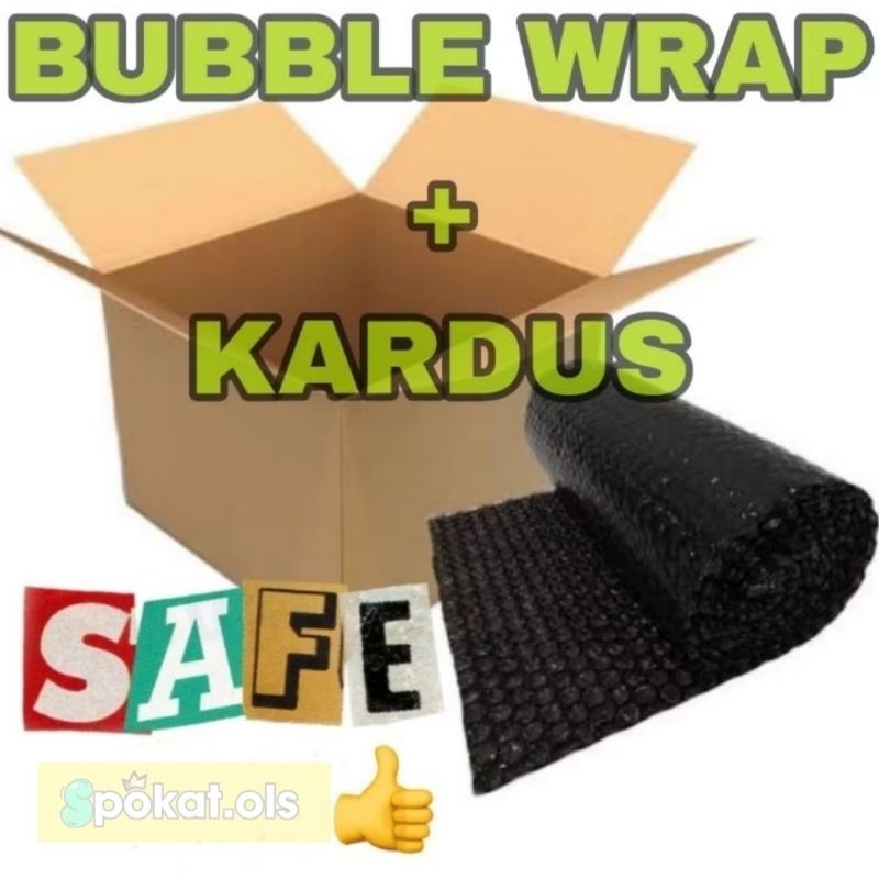 

Extra Bubble Wrap & Kardus Untuk Keamanan Barang Belanjaan