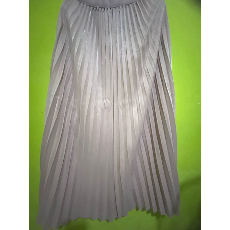 rok plisket dusty pink