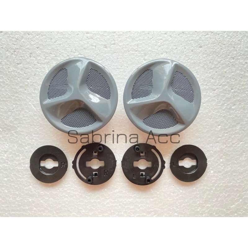 Paket Side Lock dan Gear Cover Helm Yamaha Grand Filano Original