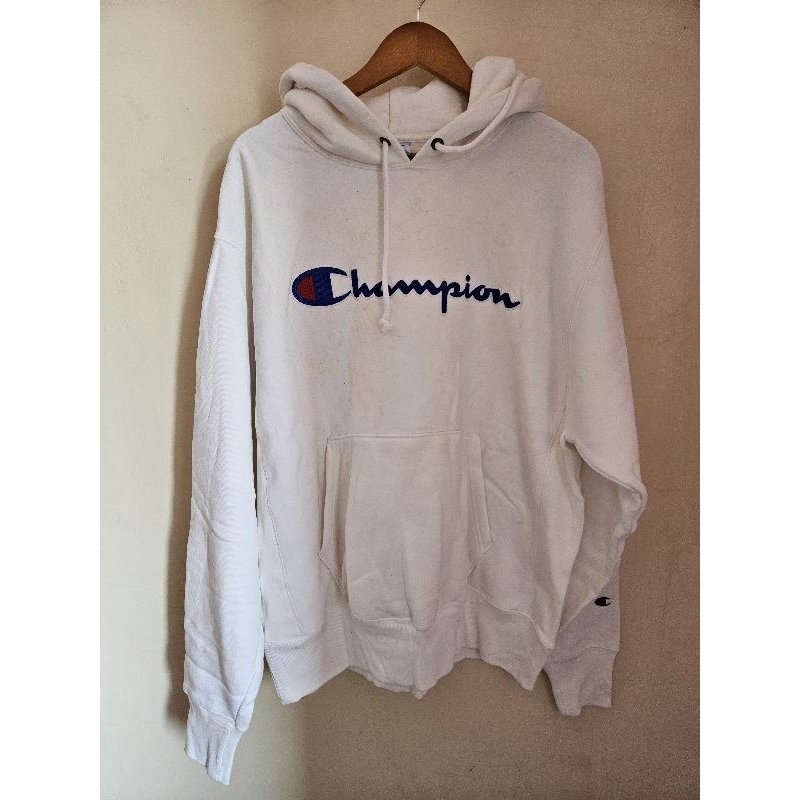HOODIE CHAMPION PUTIH SECOND ORIGINAL