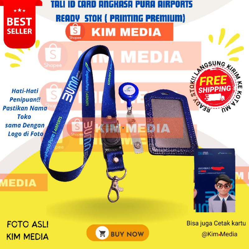 

Tali Id Card Angkasa Pura / Kalung id / Lanyard Angkasa Pura Ready Stok ECER biisa juga