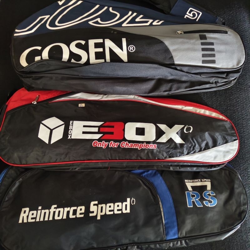 Tas badminton EBOX, RS ORIGINAL Kondisi Baru