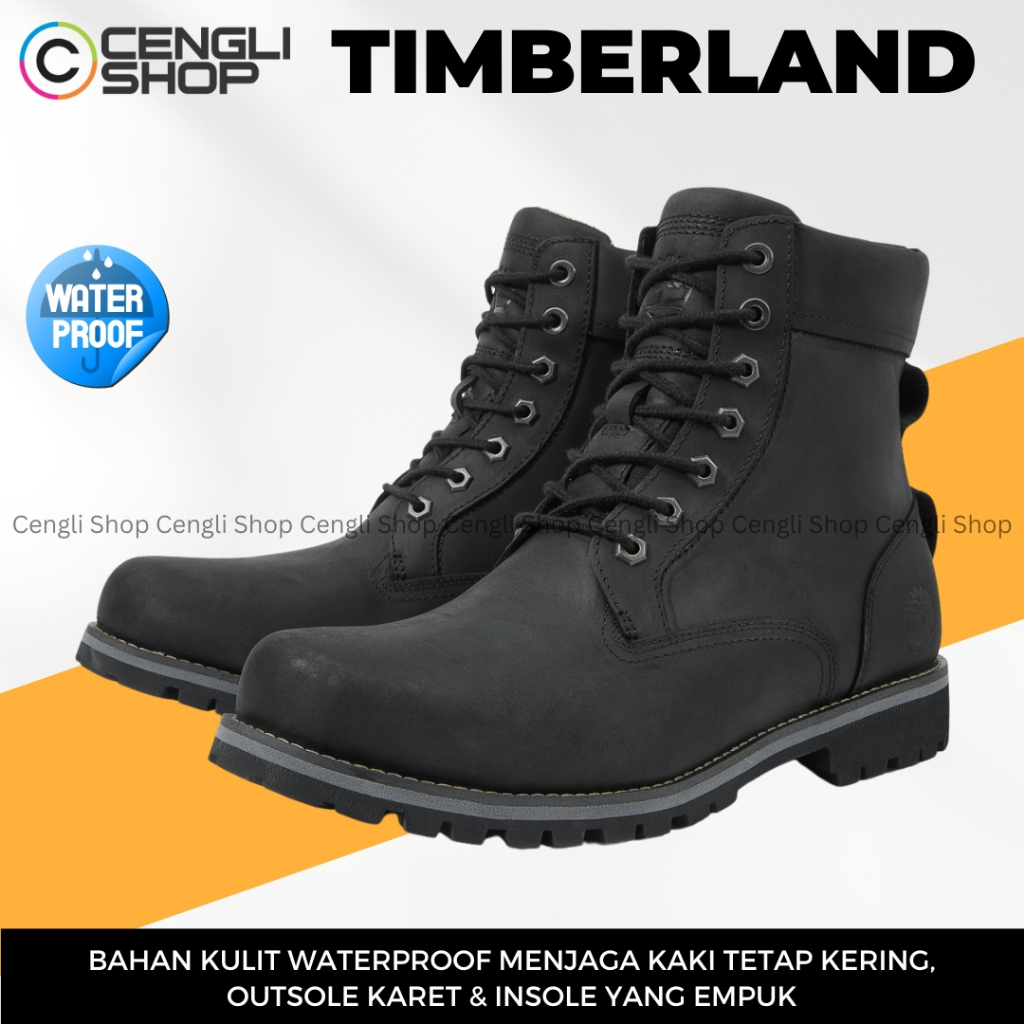 SEPATU BOOT PRIA TIMBERLAND ORIGINAL CASUAL KULIT ASLI TM39
