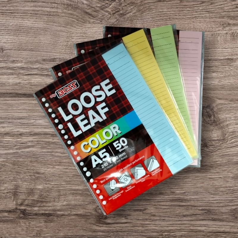 

Loose leaf a5 50 warna Big boss