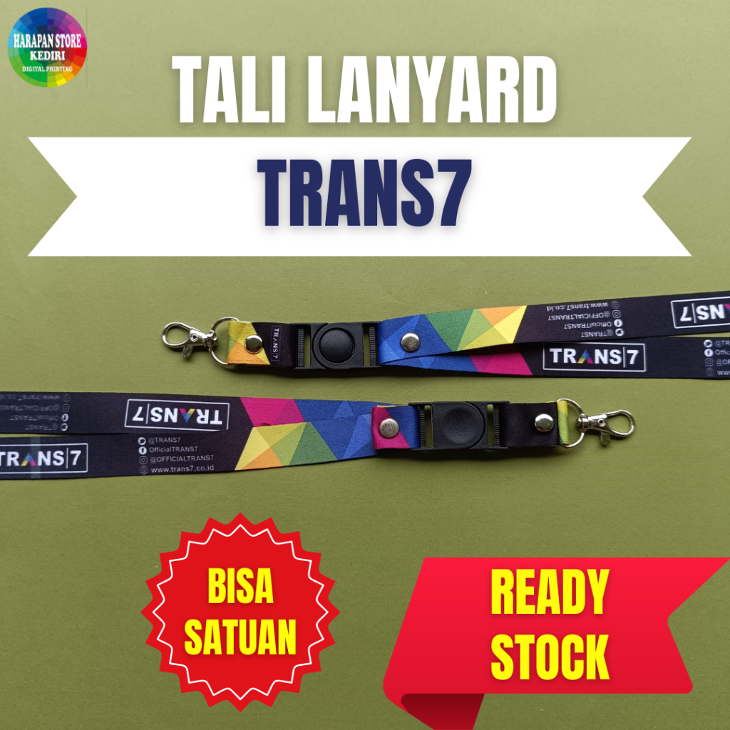 

[READY STOCK] TALI LANYARD ID CARD TRANS7 -BISA SATUAN