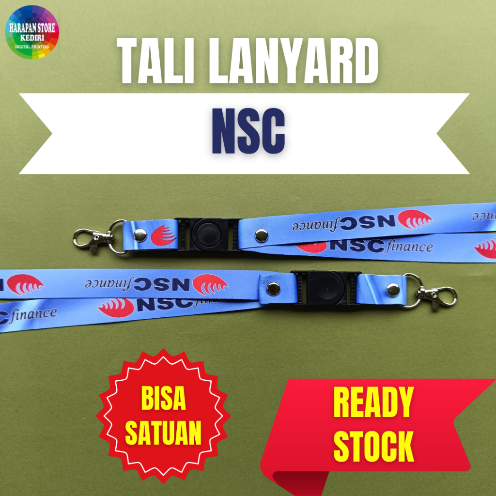 

[READY STOCK] TALI LANYARD ID CARD NSC FINANCE -BISA SATUAN