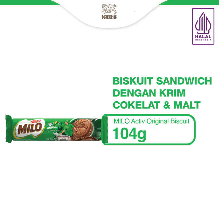 

MILO Activ Sandwich Biscuit 104g