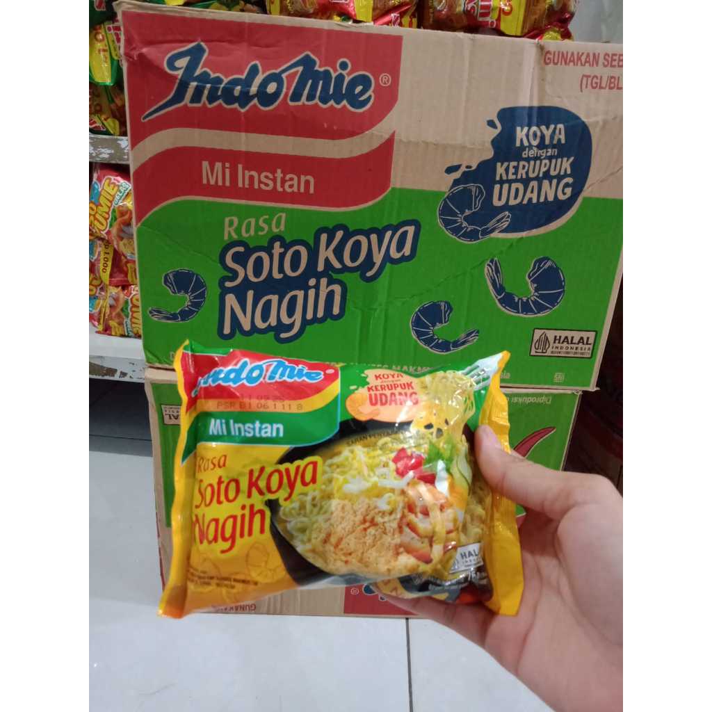 

Indomie Soto Koya Nagih 76g 1 dus isi 40 pcs