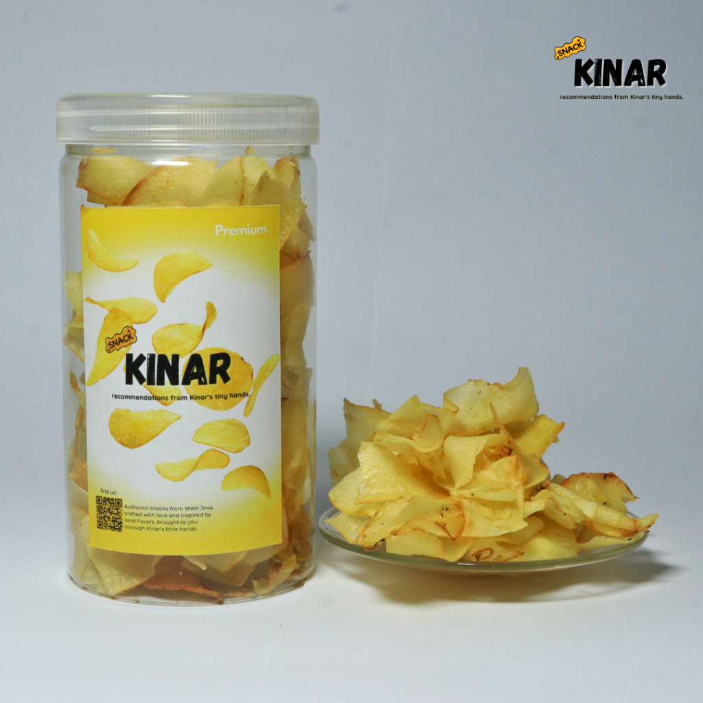 

[TOPLES] Keripik Singkong Keriwil Premium - 1000ML/200GR Gurih dan Asin Beda, Rasanya Juara!