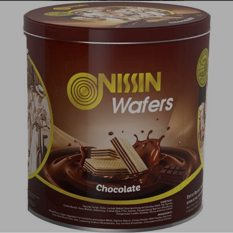 

Nissin wafer cokelat kaleng 570gr