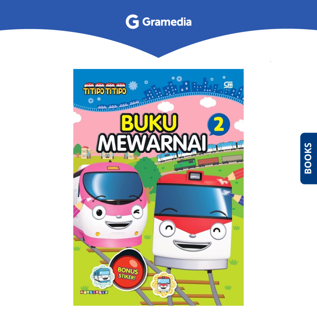 Gramedia Surabaya - Titipo: Buku Mewarnai 2