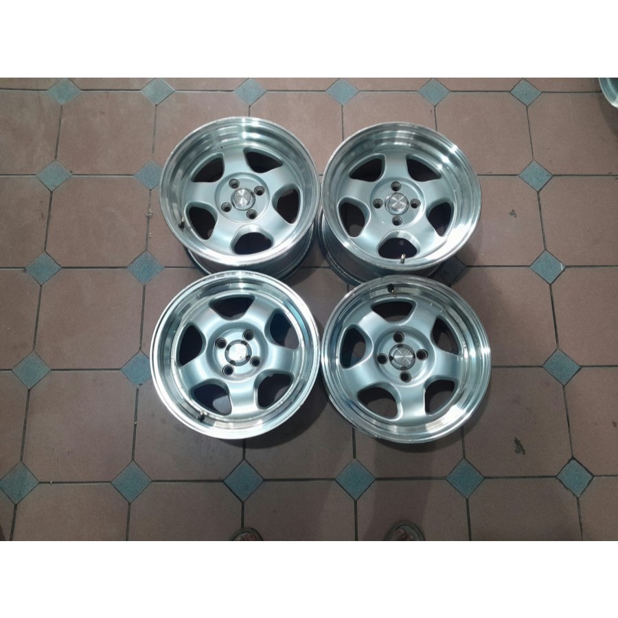 Velg Mobil Bekas BRISKET HSR R15 Vios Yaris Brio Ayla Agya Sirion Etios