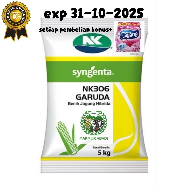 benih jagung hibrida NK306 Garuda 5kg