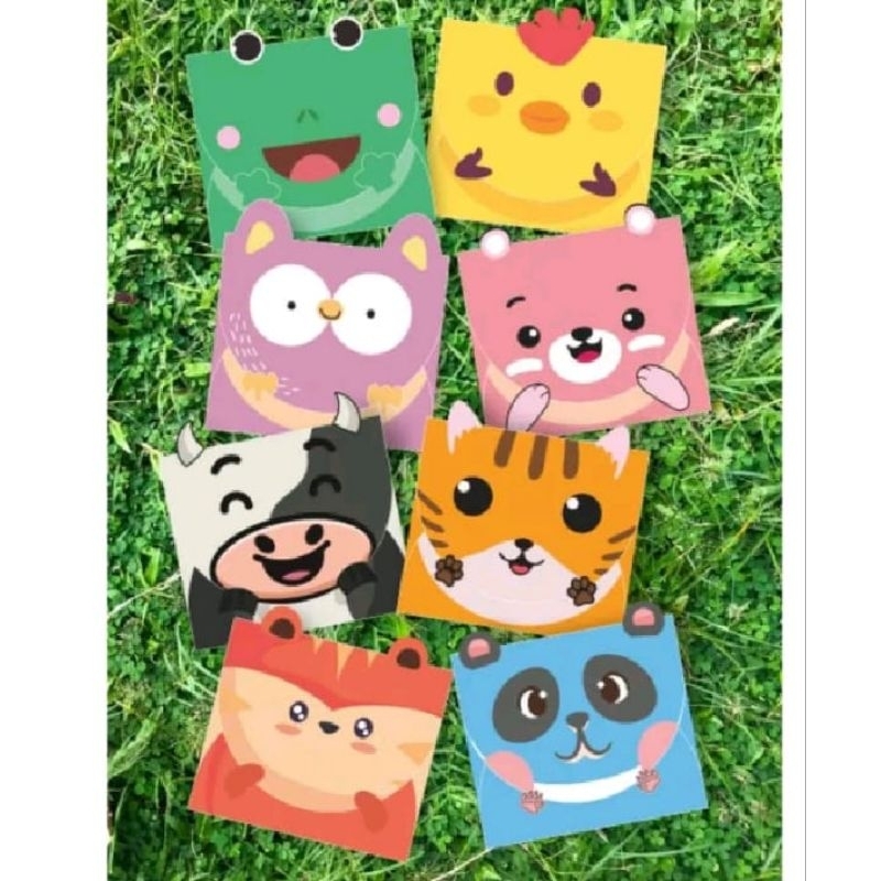 

Amplop Lebaran 3D Isi 8 Pcs Gambar Animal
