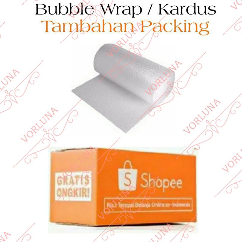 

Vorluna Bubble Wrap Kardus Tambahan Packing