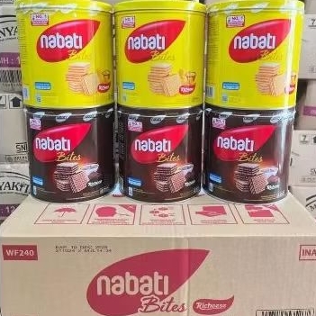 

NABATI WAFER KALENG 1 DUS WAFER NABATI COKELAT