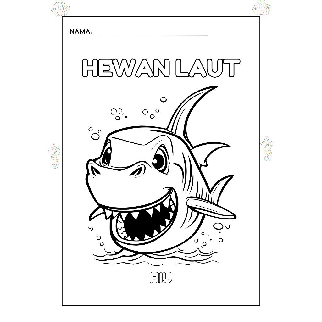 

mewarnai gambar untuk anak ukuran kertas A4 isi 20 lembar