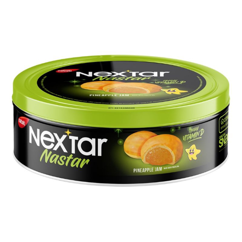 

Nextar nastar cookies pineapple kaleng 171 g