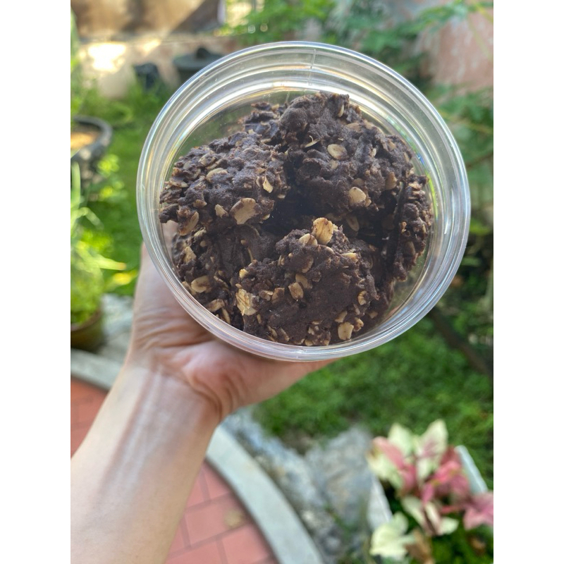 

oat double choco cookies isian hampers