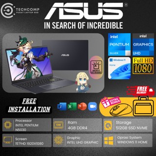 Laptop ASUS VIVOBOOK GO 14 E410KA INTEL PENTIUM SILVER N6000 4GB DDR4 64GB 14.0 FHD NP WIN11HOME STA