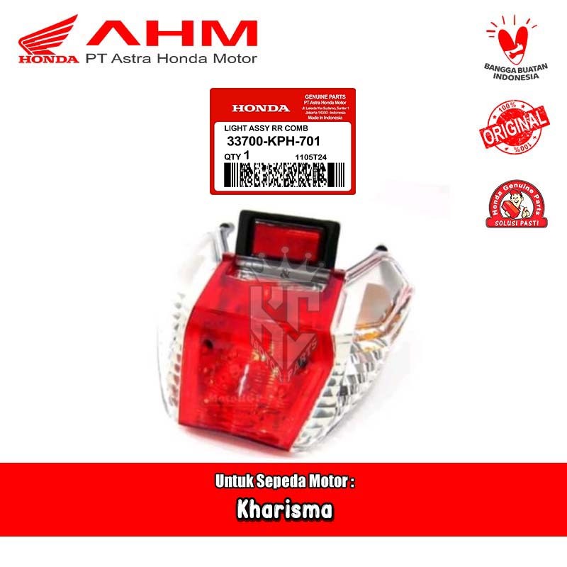 Lampu Stop Belakang Komplit Honda Karisma Karisma Original AHM 33700-KPH-701