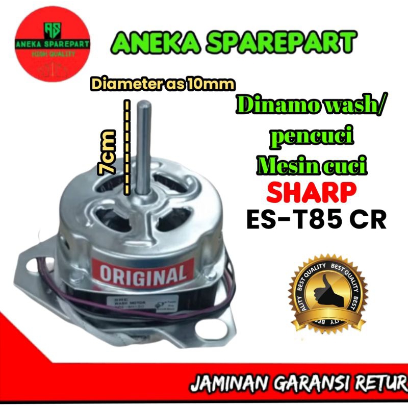 MOTOR PENCUCI/DINAMO PENCUCI MESIN CUCI SHARP ES-T 85CR ORIGINAL