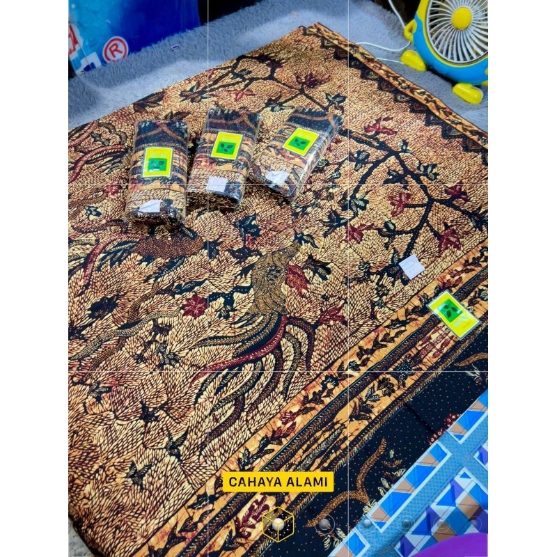 SARUNG BATIK MERAK BROWN / SARUNG BATIK KHAS MADURA / SARUNG BATIK MADURA SUDAH DIJAHIT