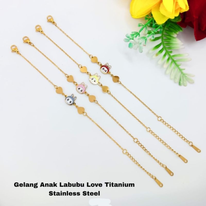 Gelang Anak Labubu - Gelang Anak Titanium