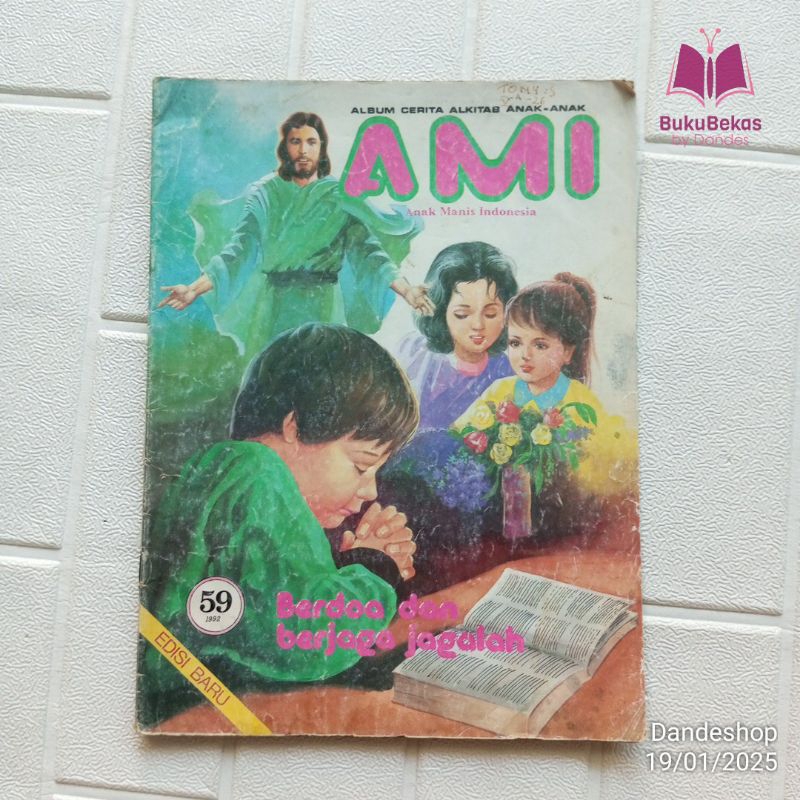 AMI Anak Manis Indonesia - Album Cerita Alkitab Anak edisi 59 1992