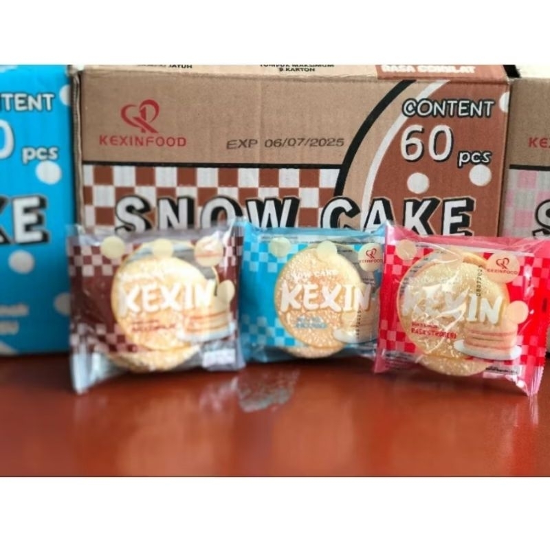 

Kexin food // snow cake 1 dus { 60 pcs mix 3 rasa }