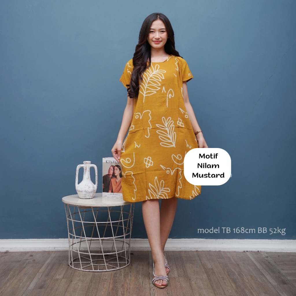 PROMO DISKON Daster Bali Pendek Kekinian - Homedress Bali Dress Rayon Nyaman